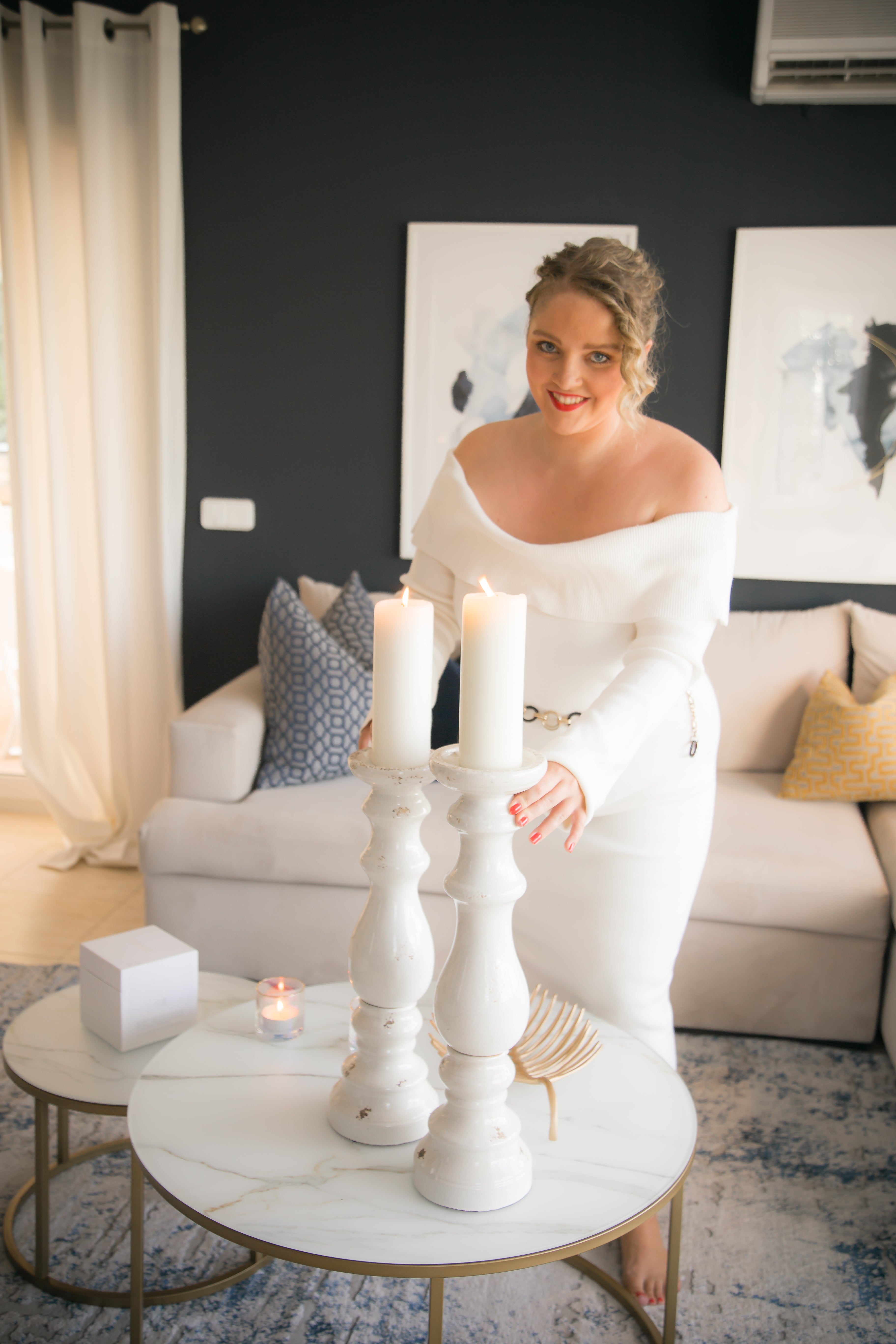 Liv Conlon Styling Candlesticks