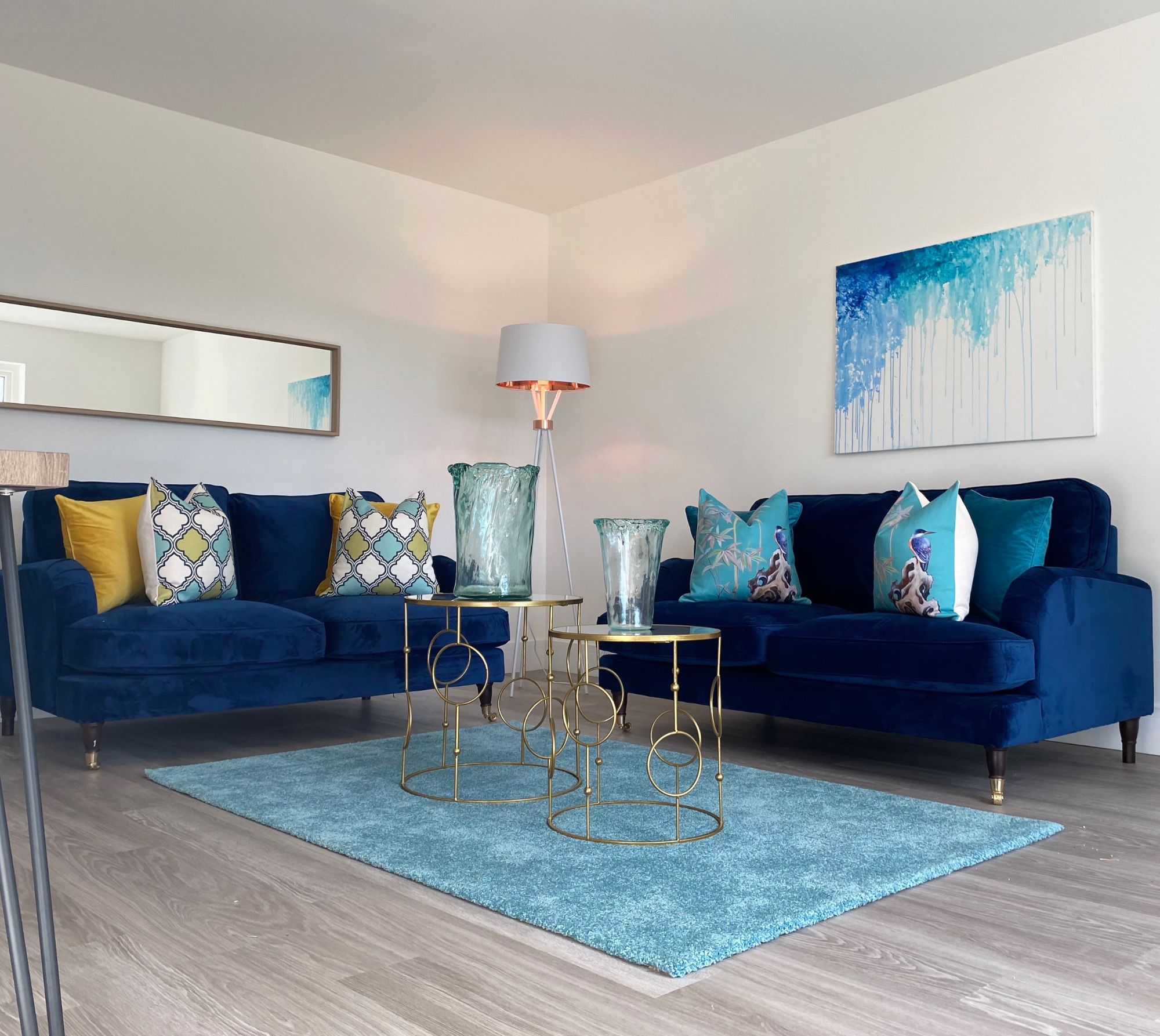 Styled and Staged Lounge Space