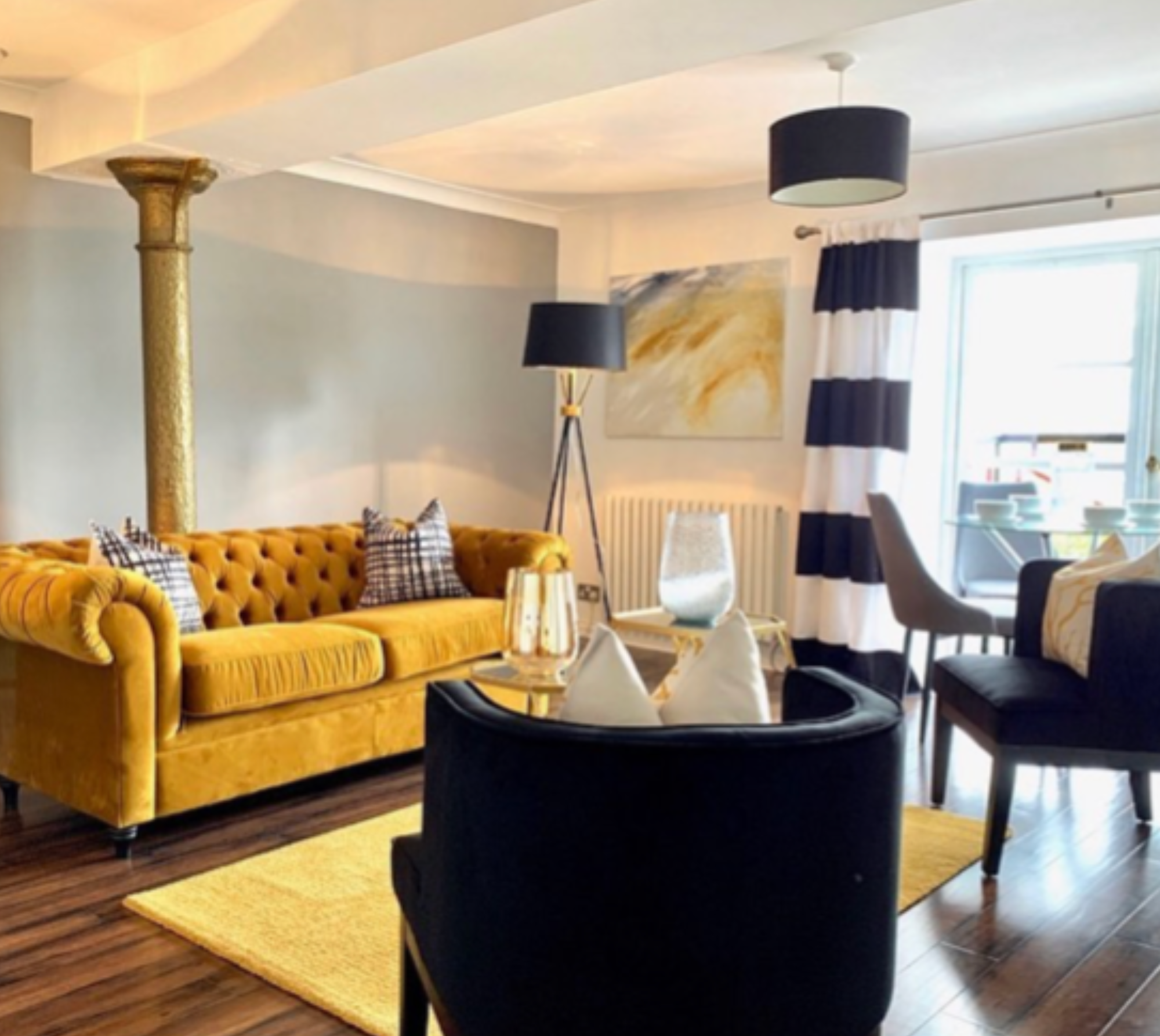 Staged lounge for sale